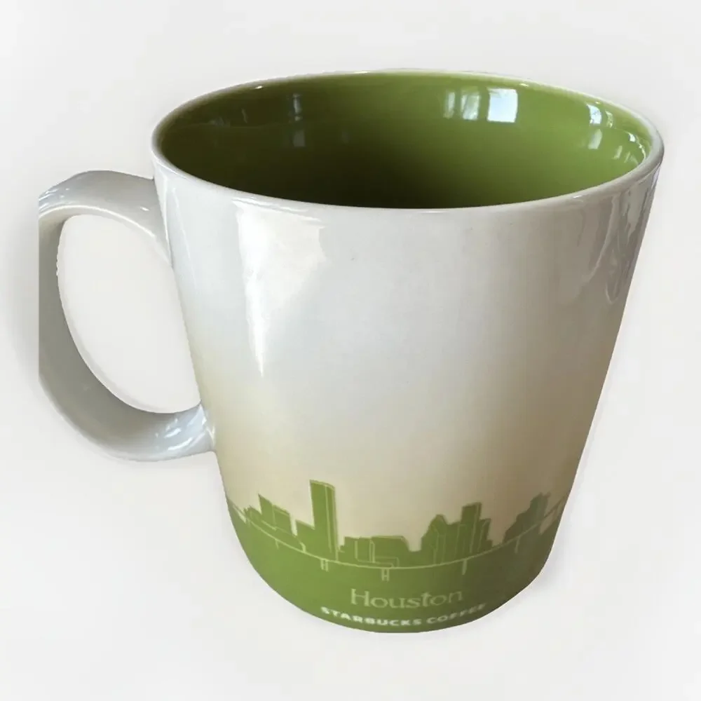 Starbucks Houston Texas Coffee Tea Mug Collector Series 16 fl oz 2008